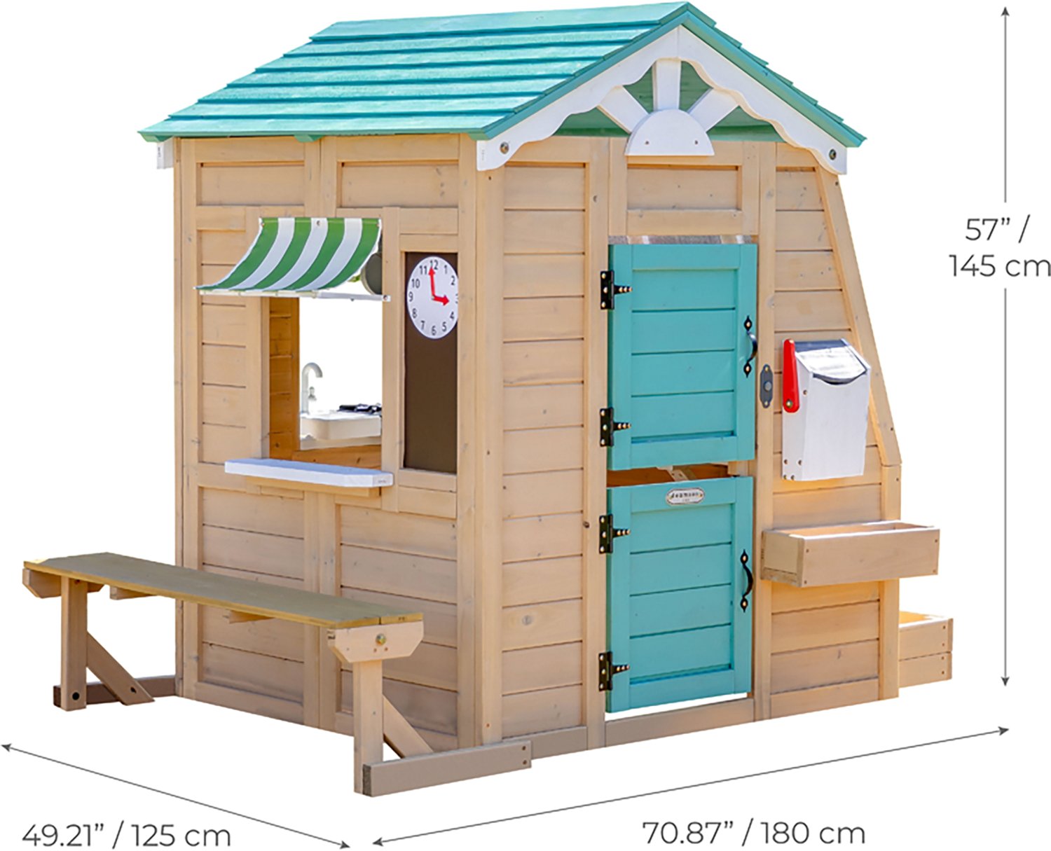 Teamson Kids' Gardenia Playhouse with Garden Window - view number 3