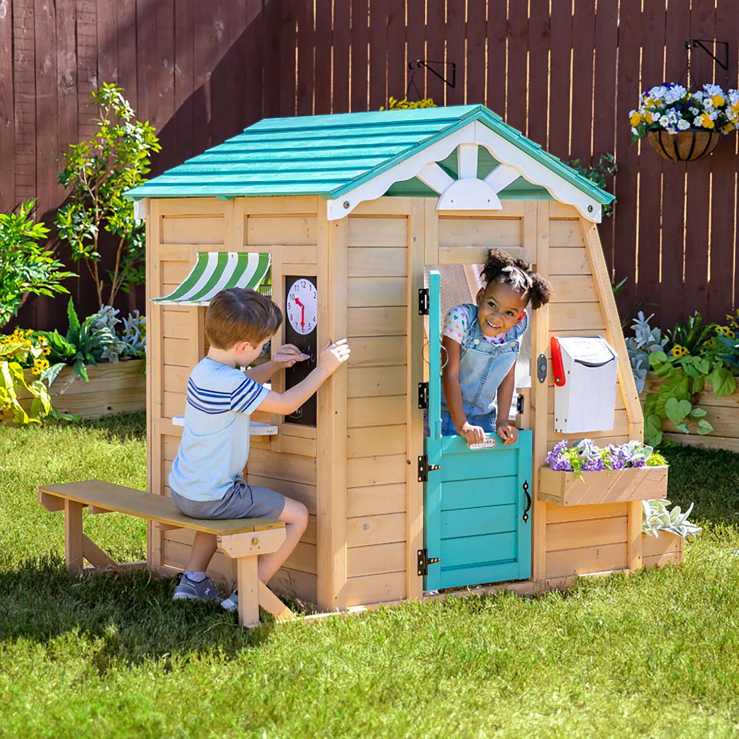 Teamson Kids' Gardenia Playhouse with Garden Window - view number 5