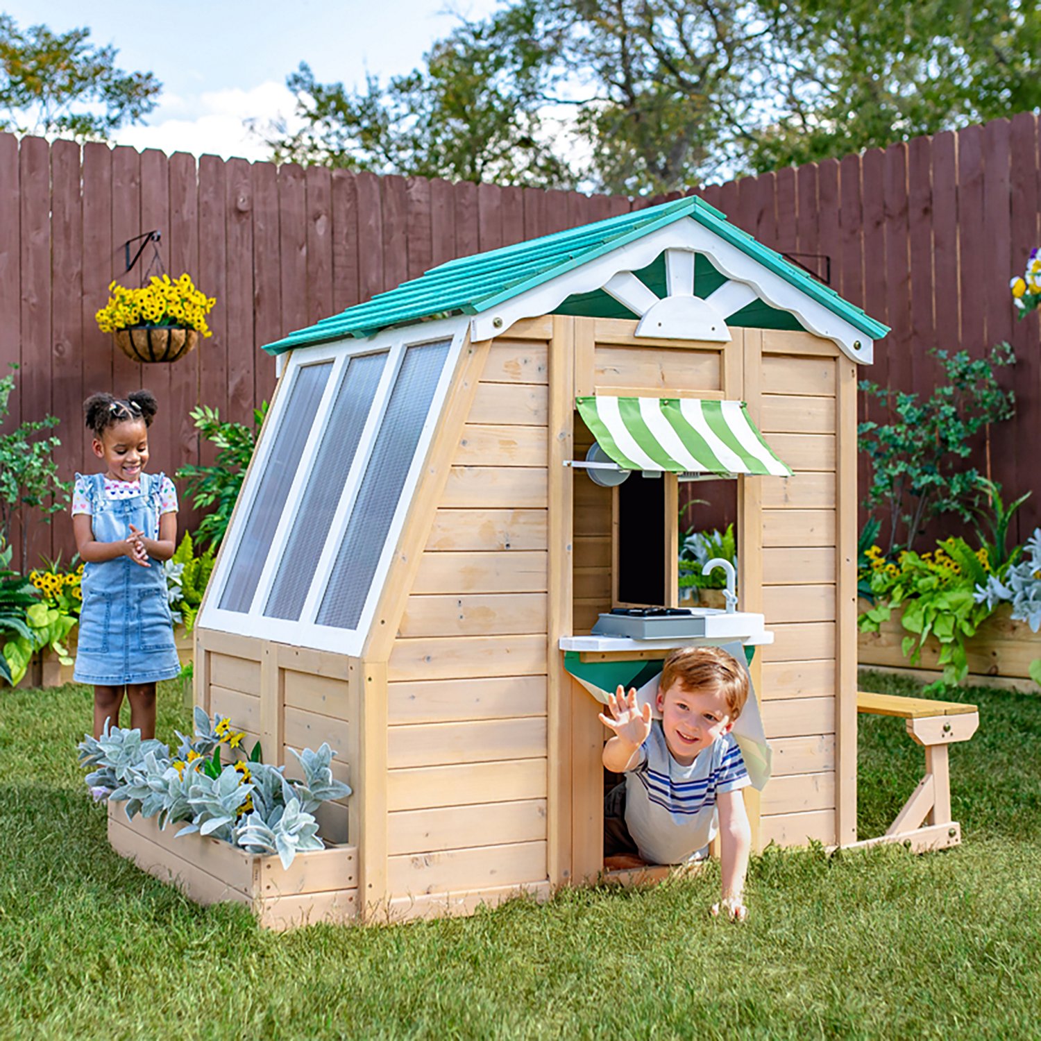Teamson Kids' Gardenia Playhouse with Garden Window - view number 6