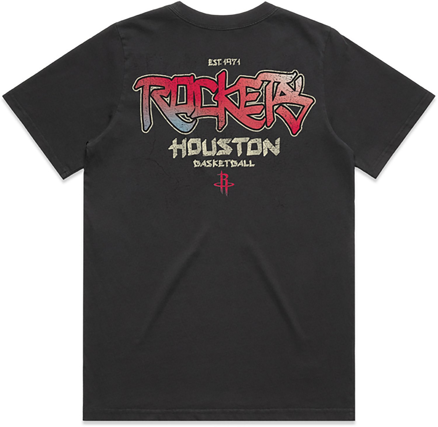 The Wild Collective Men's Houston Rockets Skyline Graphic T-shirt - view number 2