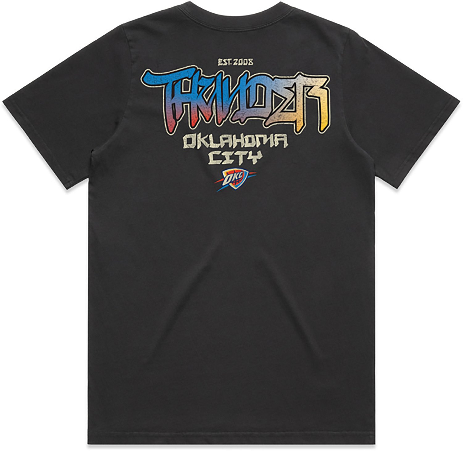 The Wild Collective Men's Oklahoma City Thunder Skyline Graphic T-shirt - view number 2