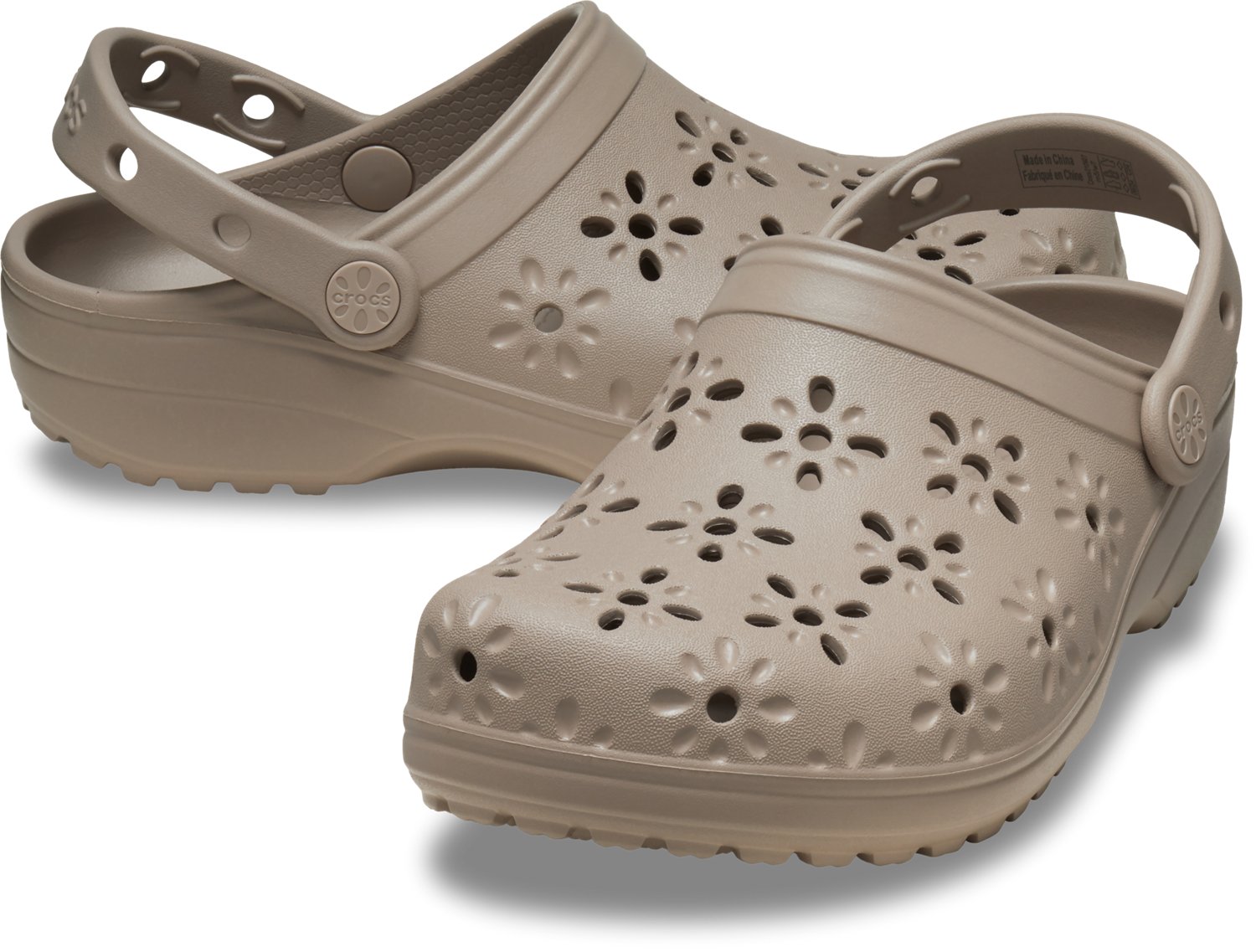 Crocs Adult Classic Floral Cut Clog - view number 3