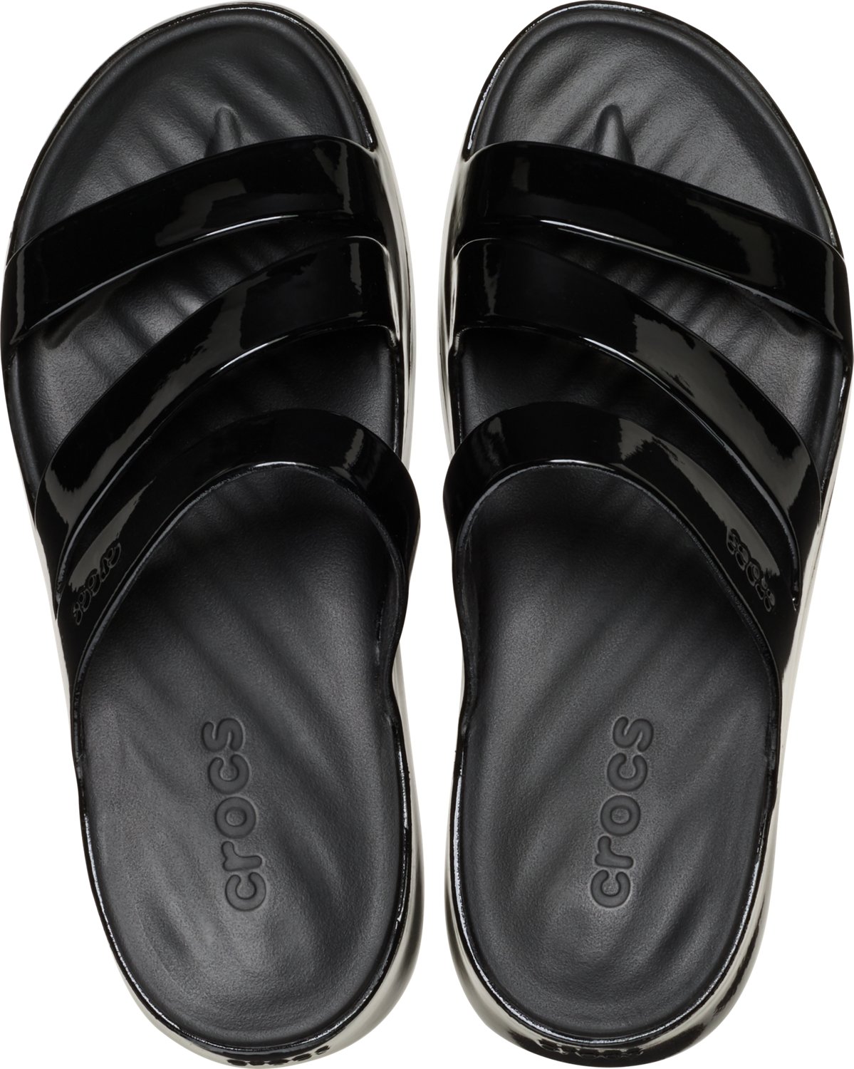 Crocs Women's Getaway Patent Strappy Sandals - view number 4