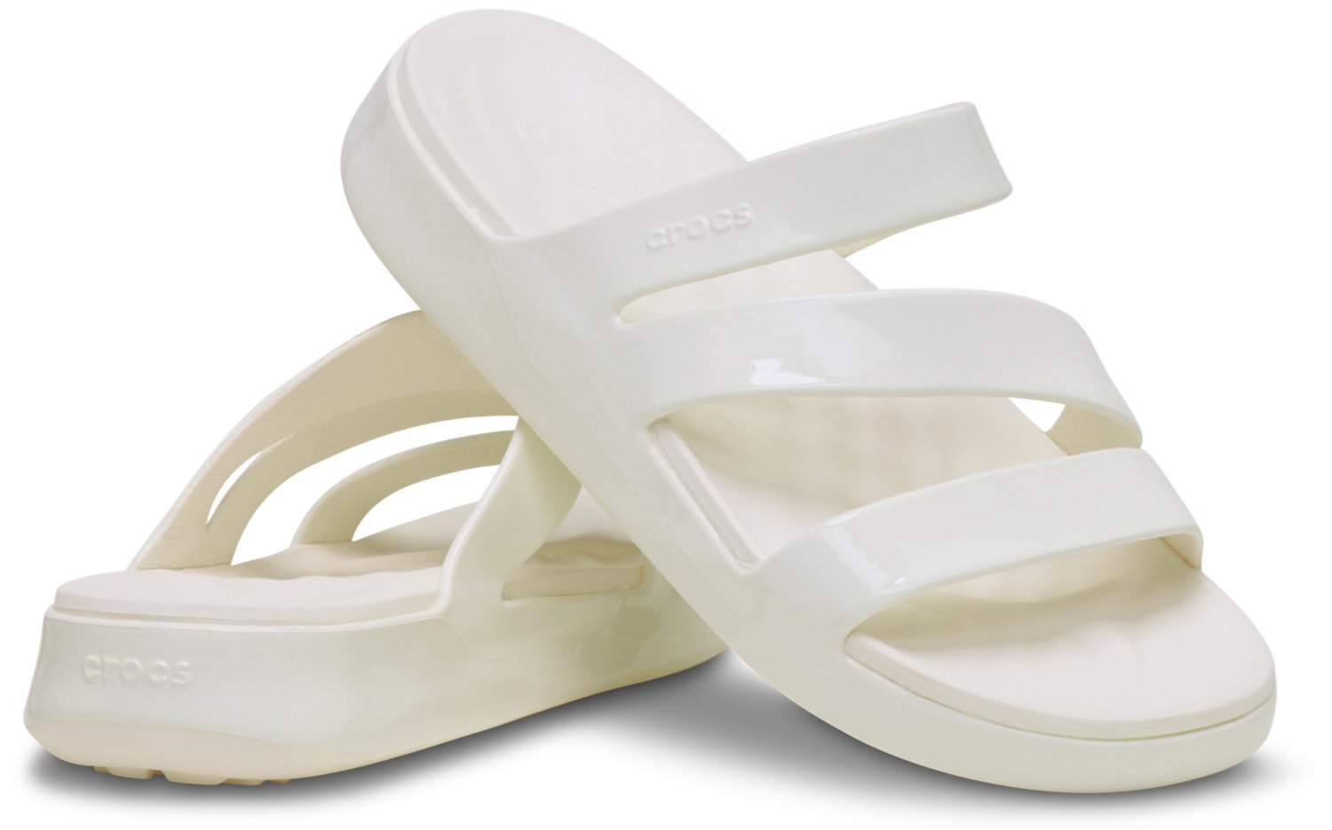 Crocs Women's Getaway Patent Strappy Sandals - view number 3