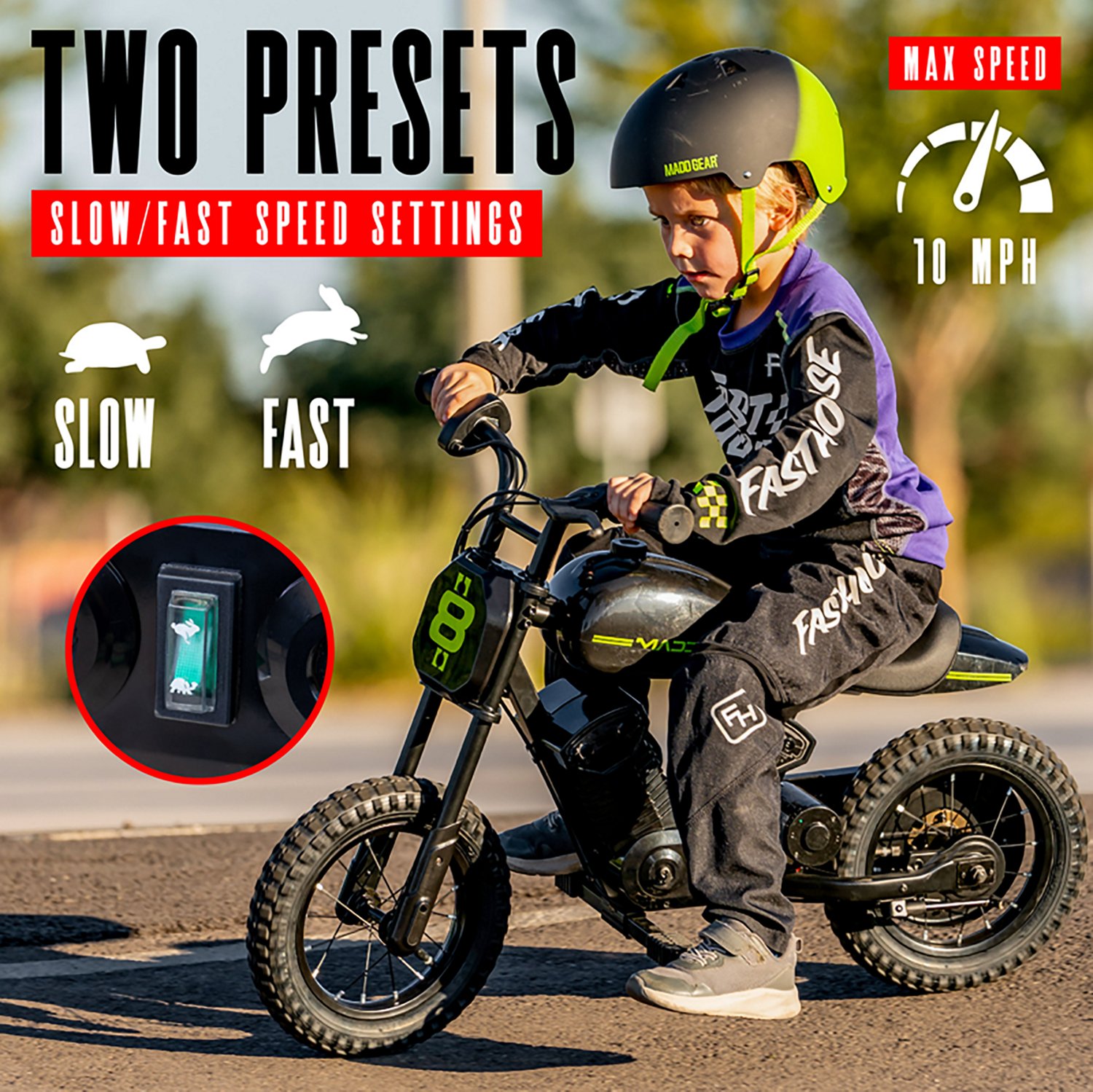 Madd Gear Kids' Electric 24 V Dirt Bike - view number 5