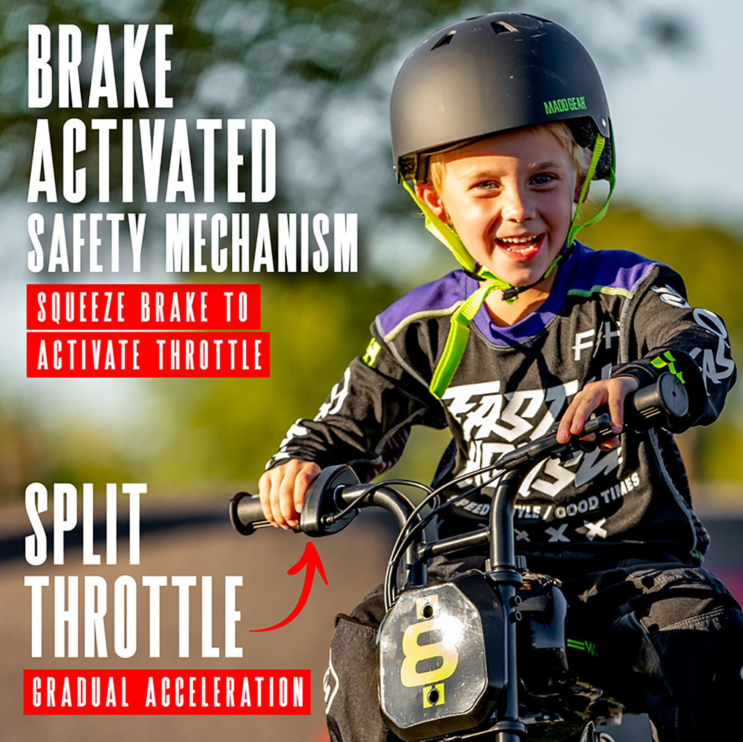 Madd Gear Kids' Electric 24 V Dirt Bike - view number 6