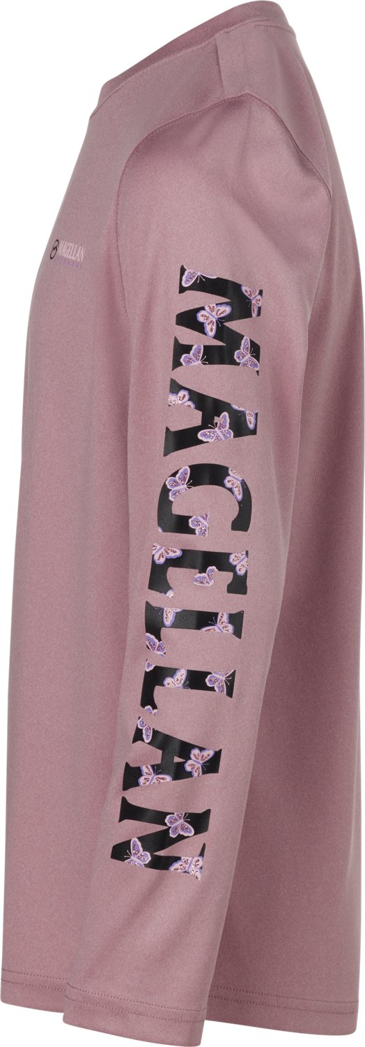 Magellan Outdoors Girls' Caddo Lake Logo Long Sleeve T-shirt                                                                     - view number 5