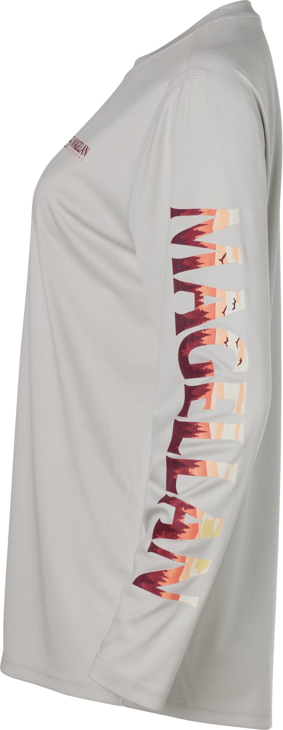 Magellan Women's Caddo Lake Logo Long Sleeve T-shirt                                                                             - view number 8