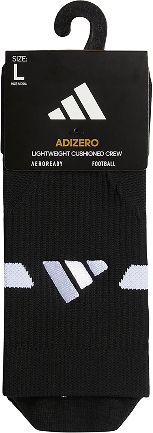 adidas Men's Adizero 2 Football Cushioned Crew Socks - view number 5