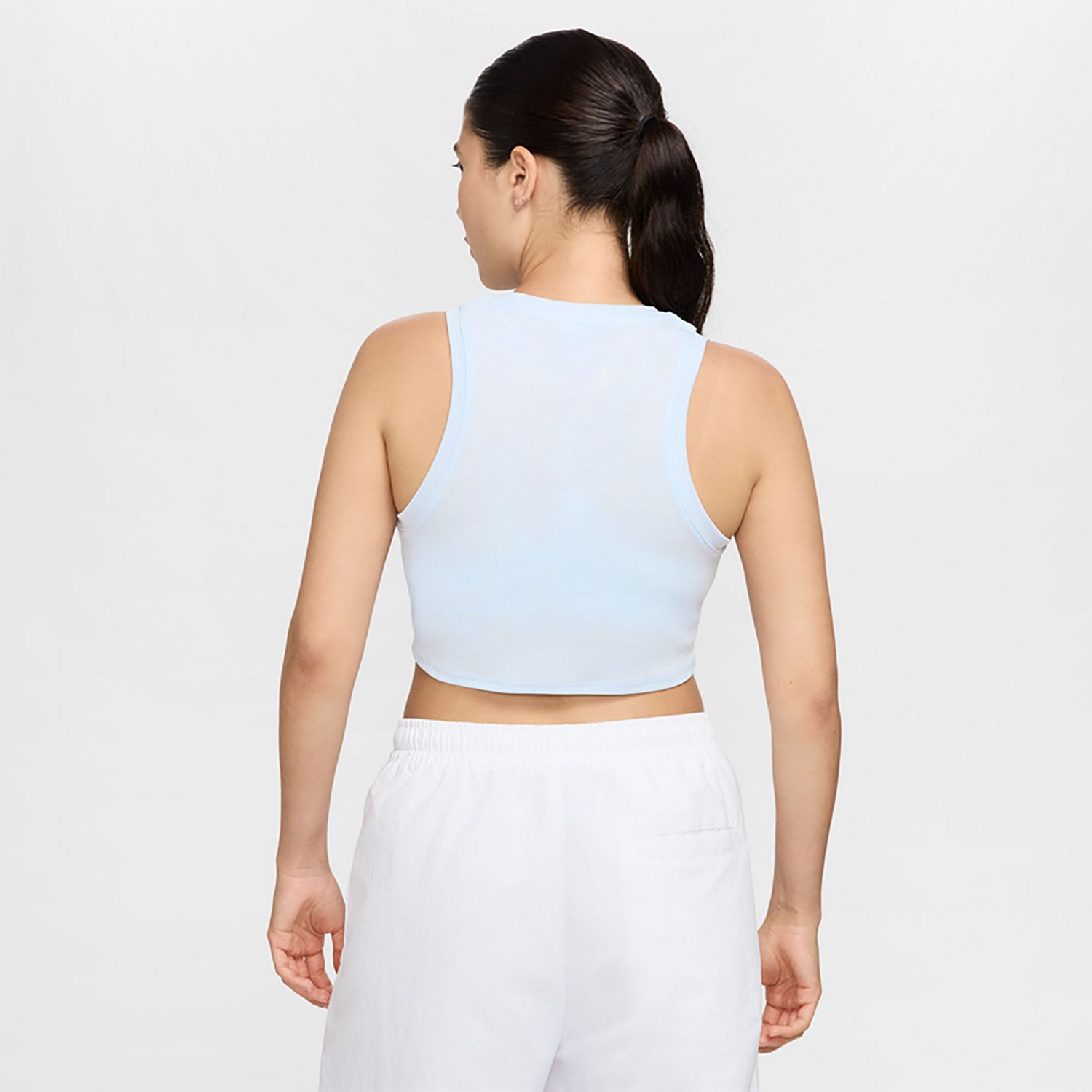 Nike Women's Sportswear Essentials Ribbed Cropped Tank Top                                                                       - view number 2