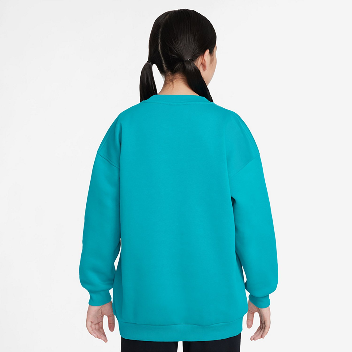 Nike Girls' Sportswear Club Fleece Oversized Crew Pullover