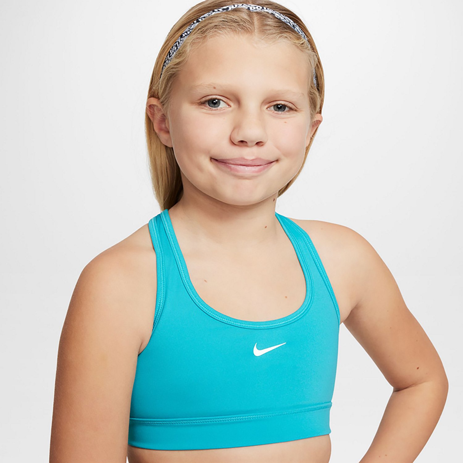 Nike Girls' Dri-FIT Swoosh Sports Bra - view number 3