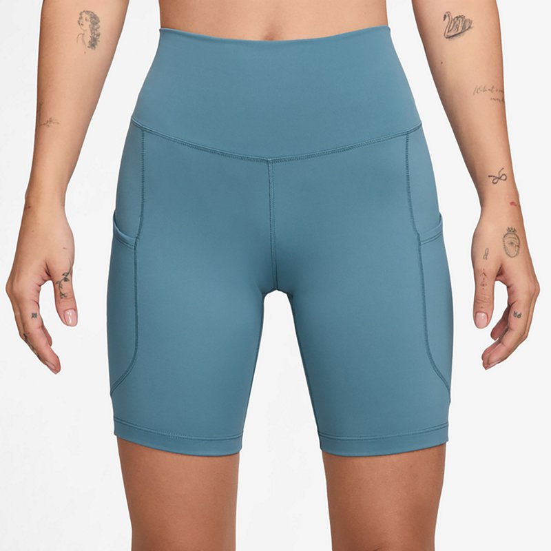 Nike Women's Dri-FIT High-Waisted Pocket Biker Shorts 8 in