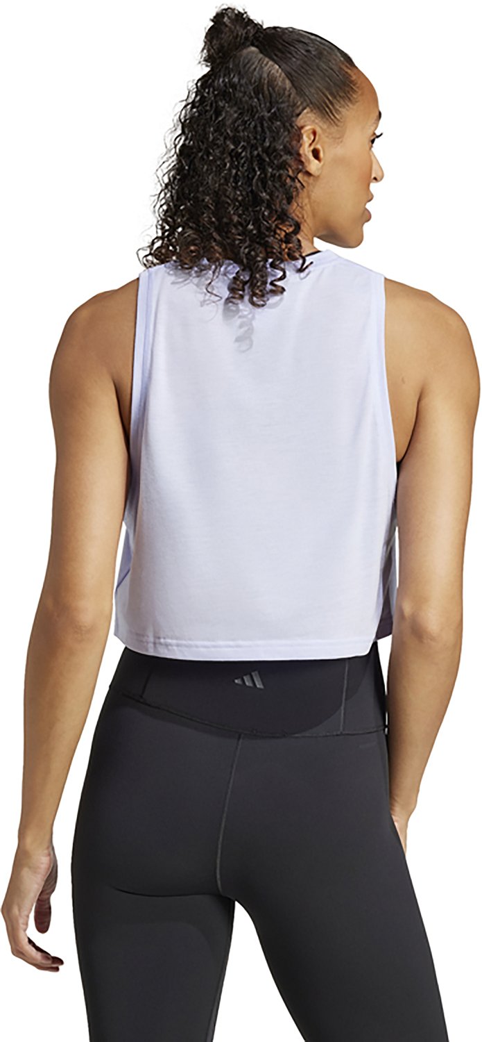adidas Women's Training Essentials Regular 3-Stripes Tank Top                                                                    - view number 2