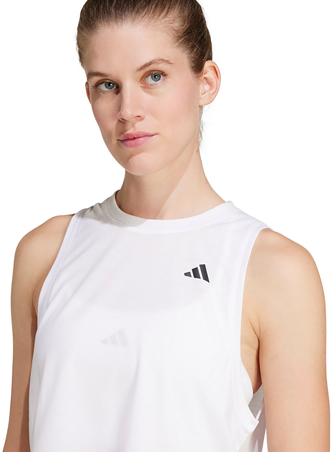 adidas Women's Training Essentials Regular 3-Stripes Tank Top                                                                    - view number 6