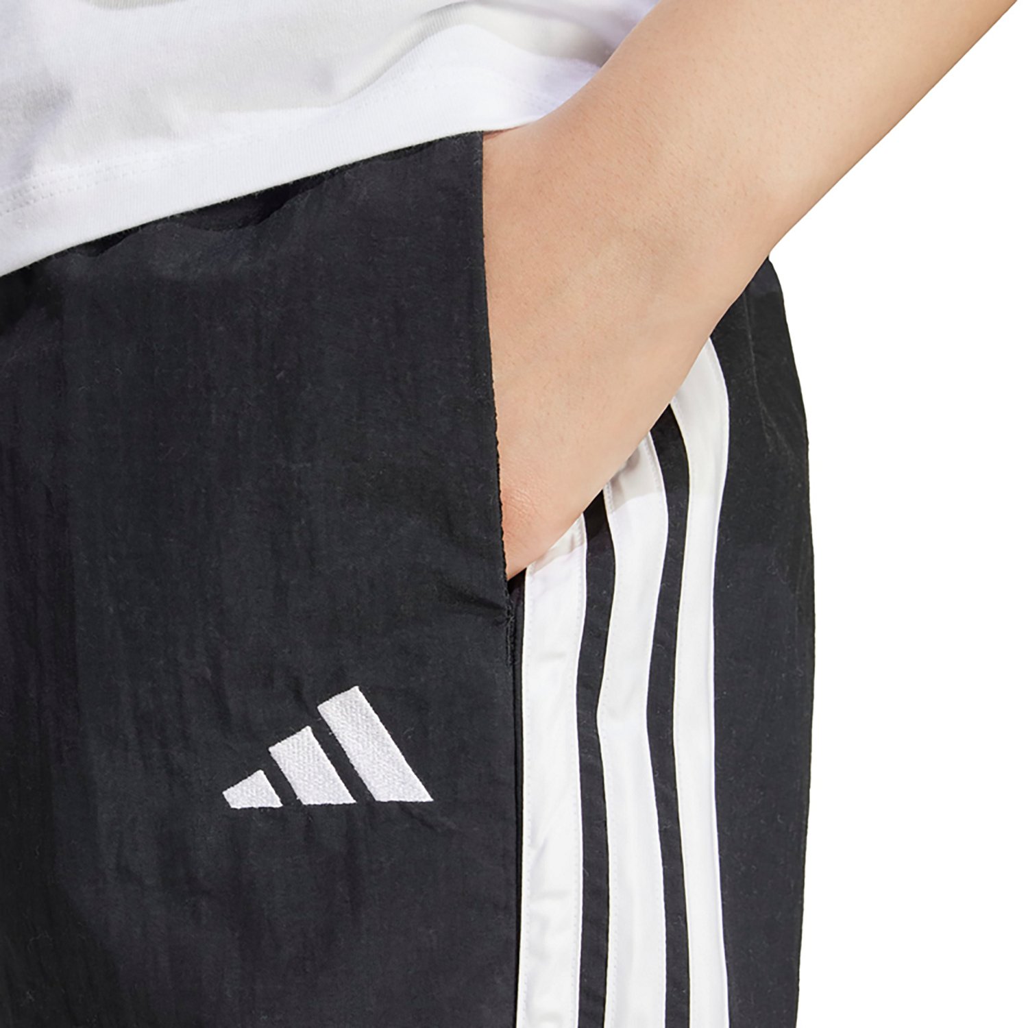 adidas Women's 3-Stripes Woven Shorts 4 in - view number 5