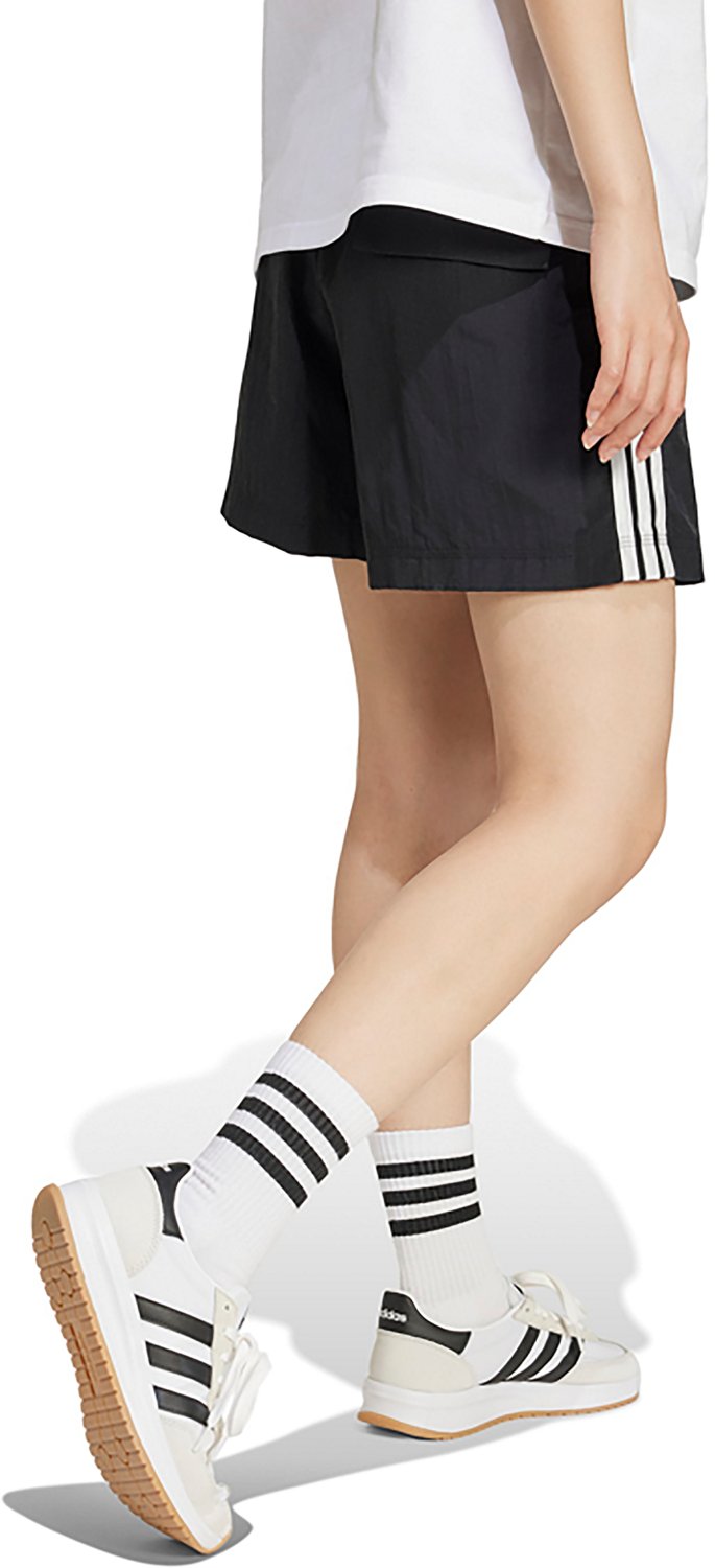 adidas Women's 3-Stripes Woven Shorts 4 in - view number 2