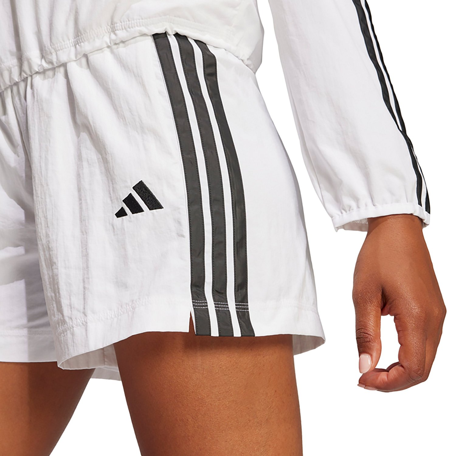adidas Women's 3-Stripes Woven Shorts 4 in - view number 5