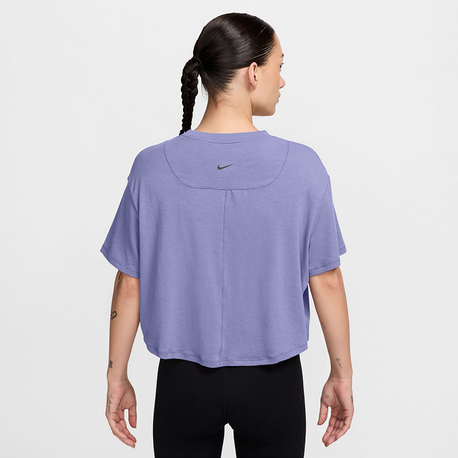 Nike Women's One Relaxed Dri-FIT Cropped Short-Sleeve Top - view number 2