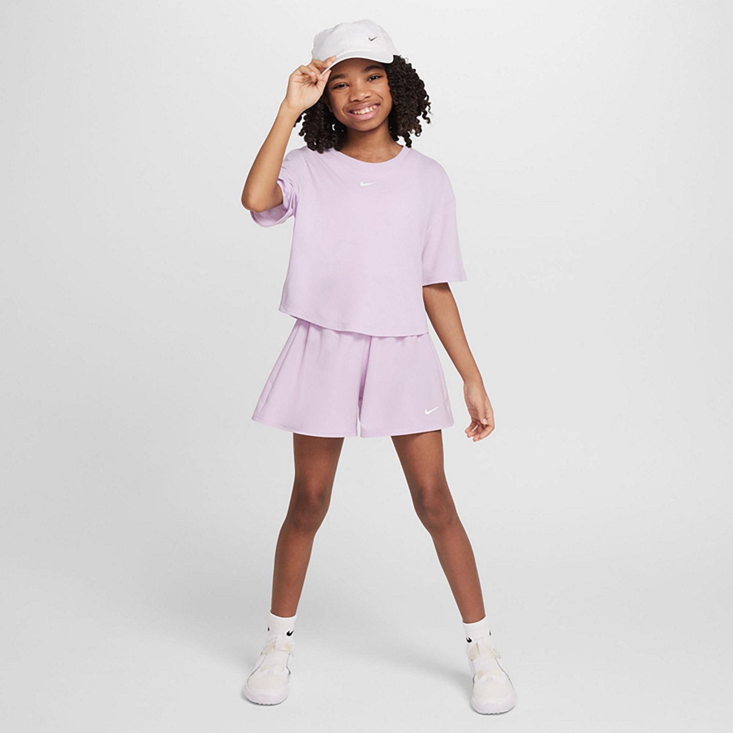 Nike Girls' One Relaxed Dri-FIT One Loose Short Sleeve Top - view number 5