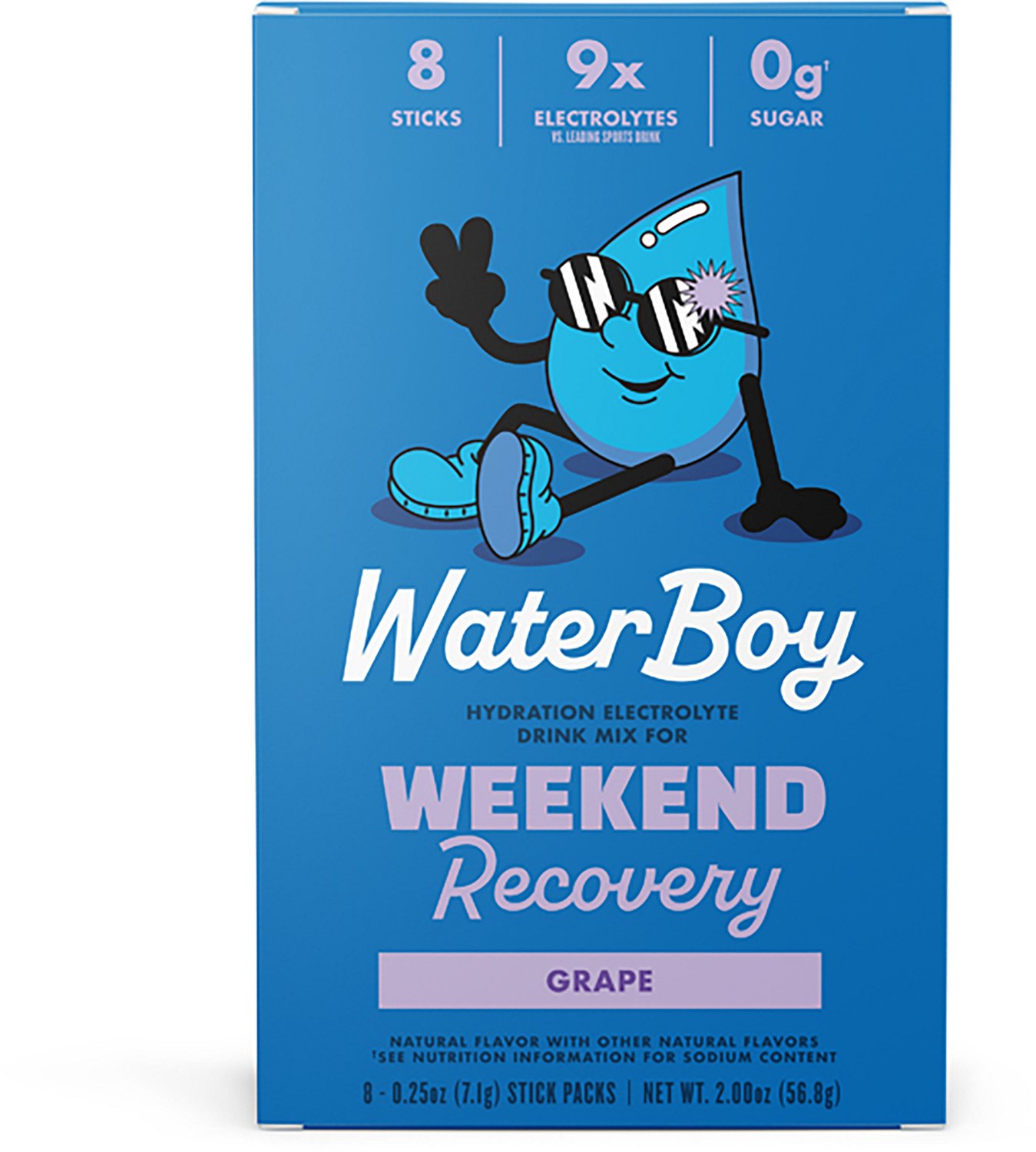 Waterboy Weekend Recovery Hydration Sticks 8-Pack