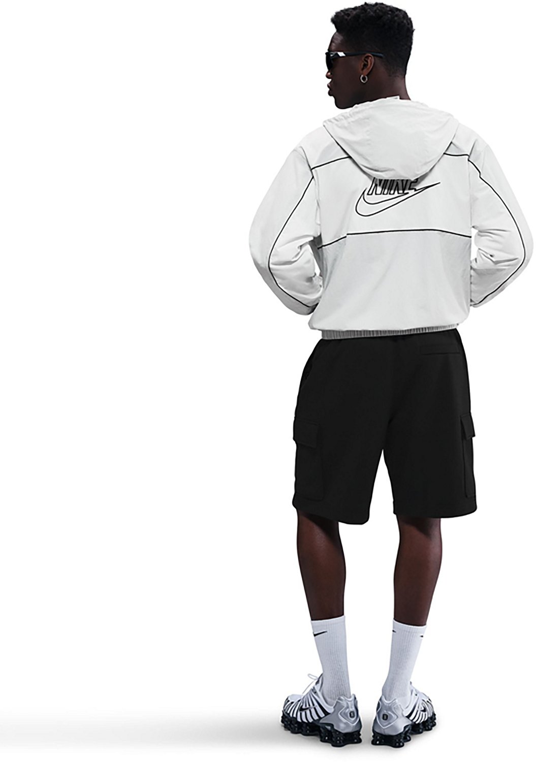 Nike Men's Club Men's Brushed Fleece Cargo Shorts 9.5 in - view number 2