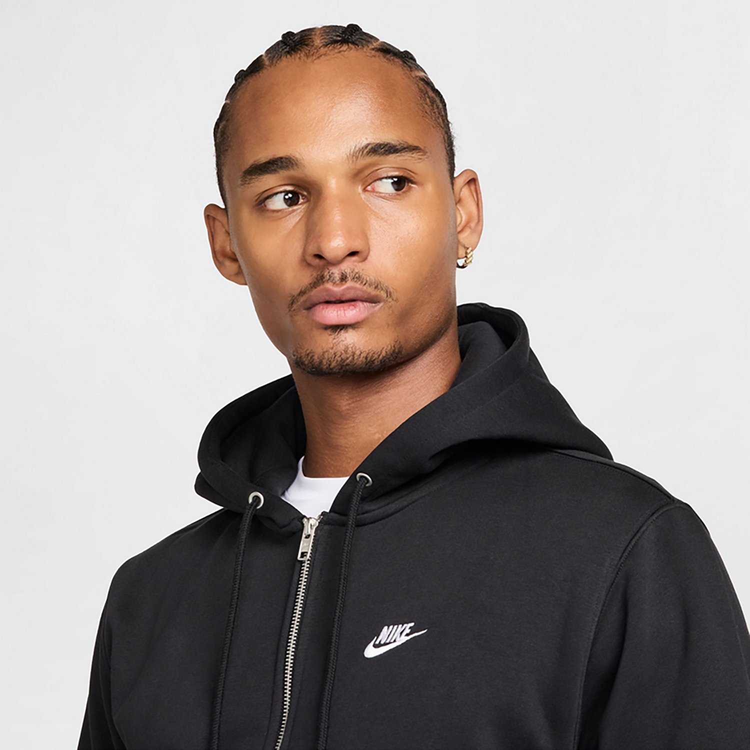 Nike Men's Club Full Zip Fleece Hoodie - view number 3