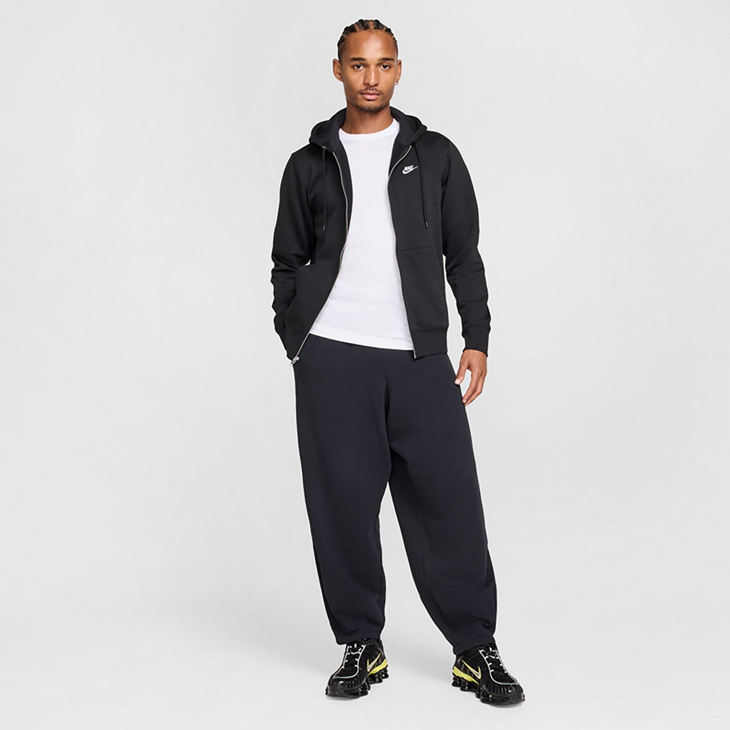Nike Men's Club Full Zip Fleece Hoodie - view number 7