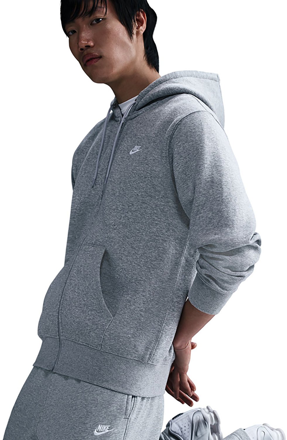 Nike Men's Club Full Zip Fleece Hoodie - view number 5