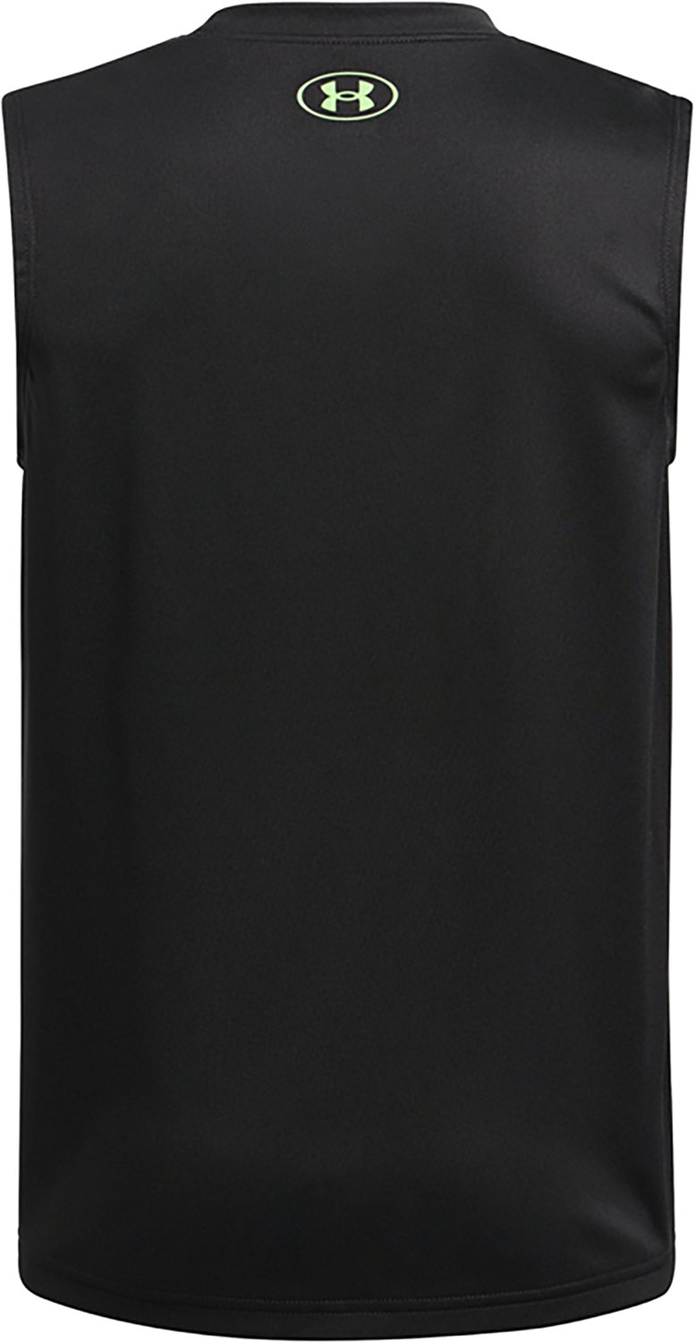 Under Armour Boys' UA Tech™ Hybrid Print Tank Top - view number 2