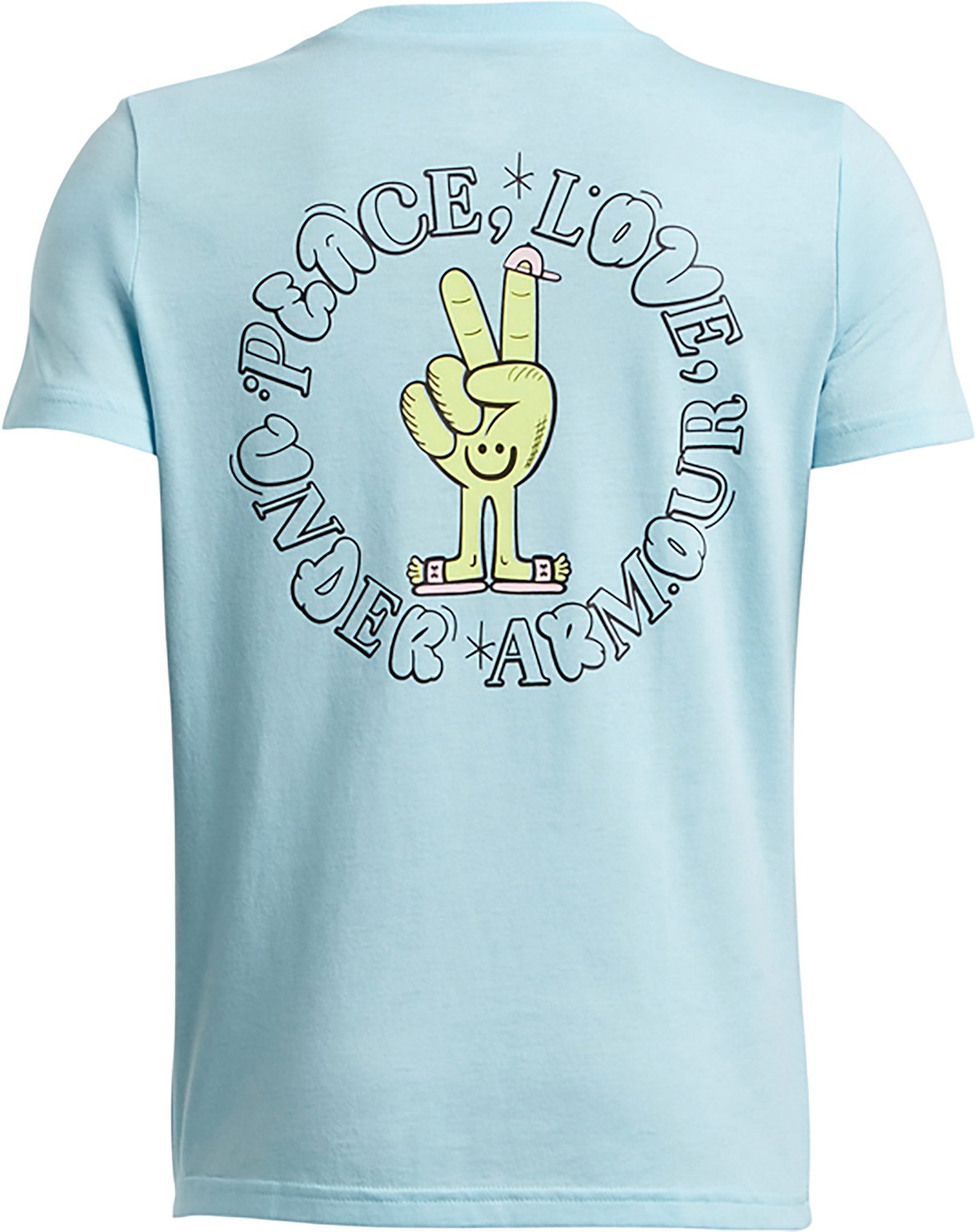 Under Armour Boys' Peace Love UA Short Sleeve T-shirt - view number 2
