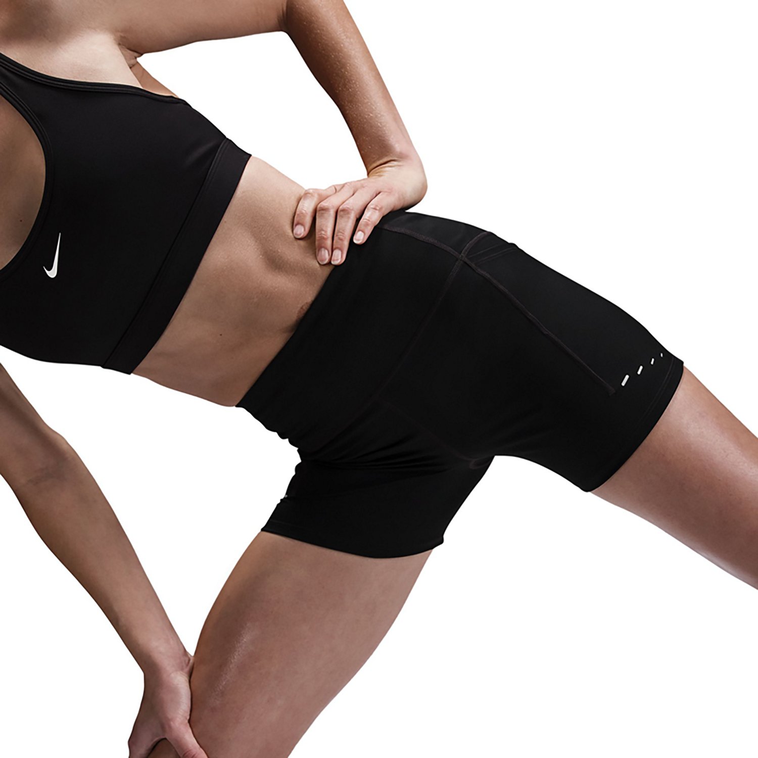 Nike Women's Swift High Waisted Running Shorts 4 in - view number 3