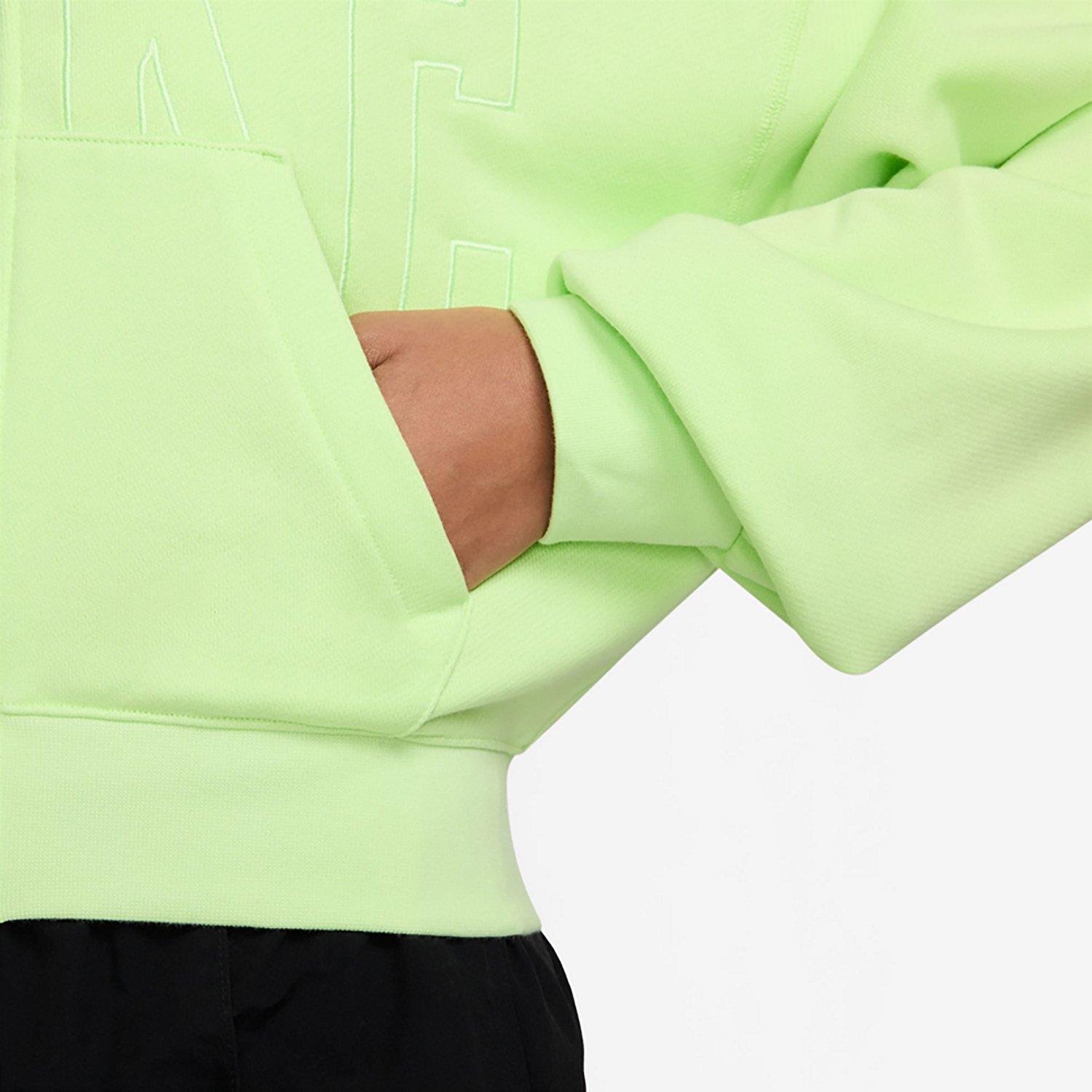 Nike Women's Sportswear Full-Zip Cropped French Terry Hoodie - view number 3