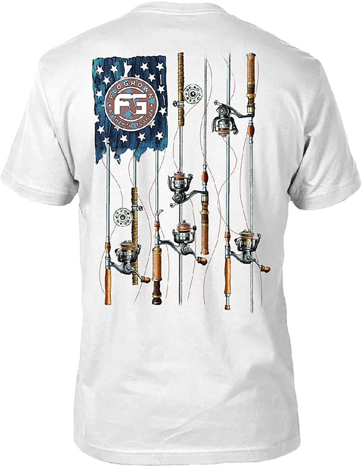 FLOGROWN Men's National Rods Short Sleeve T-shirt