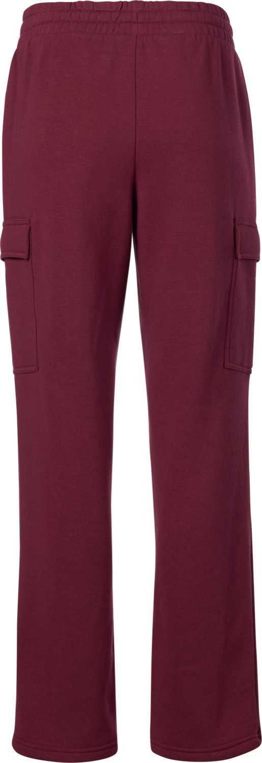 BCG Women's Lifestyle Wide Leg Fleece Cargo Pants - view number 4