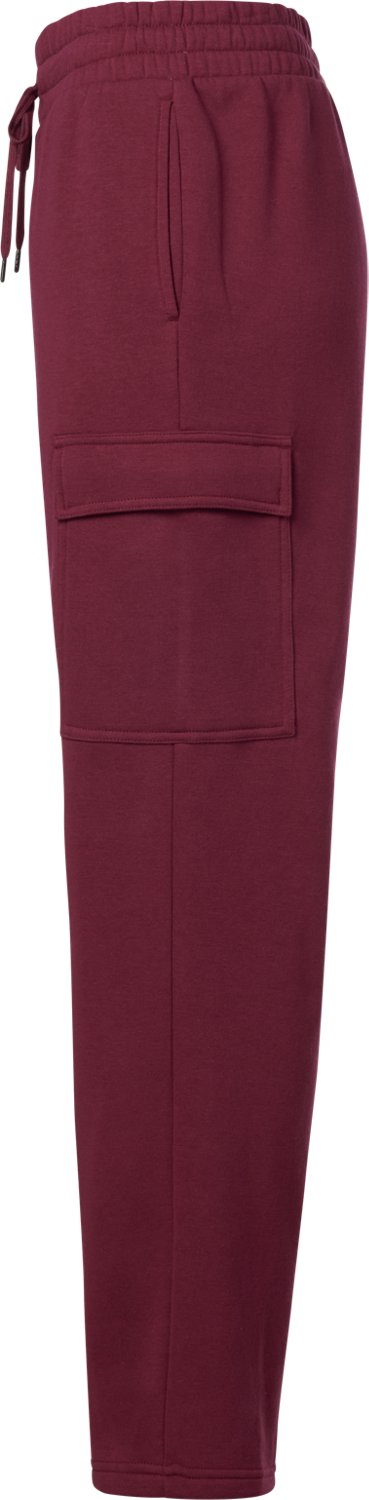 BCG Women's Lifestyle Wide Leg Fleece Cargo Pants - view number 5