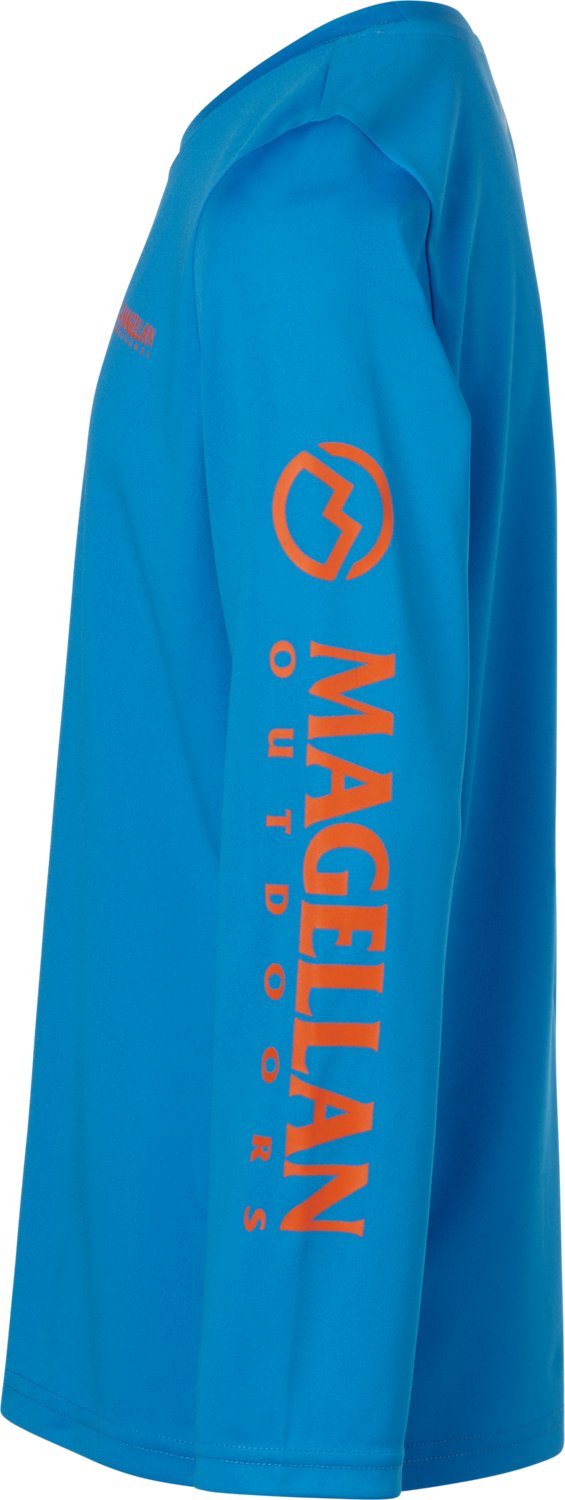 Magellan Outdoors Boys’ Casting Crew Fish Back Long Sleeve T-shirt - view number 5