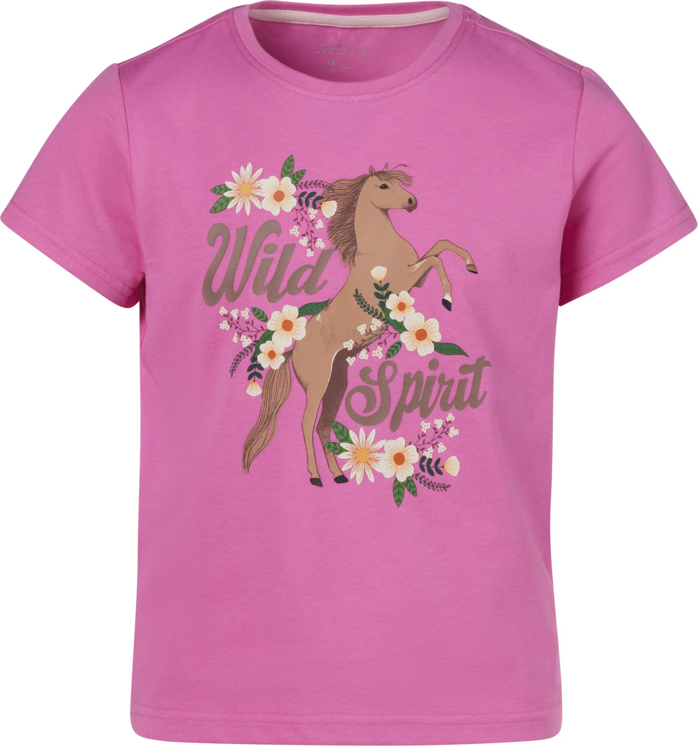 BCG Girls' Lifestyle Wild Spirit Cotton GFX Short Sleeve Graphic T-shirt - view number 1