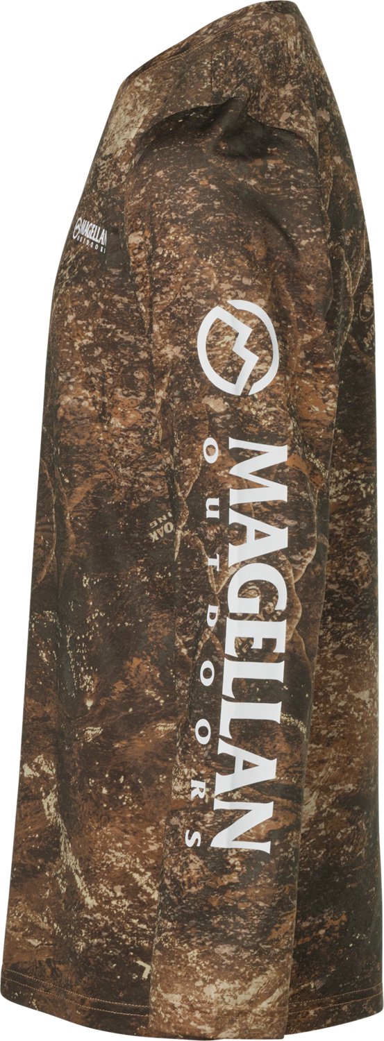 Magellan Outdoors Boys' Mossy Oak Coastal Long Sleeve Crew T-shirt - view number 5