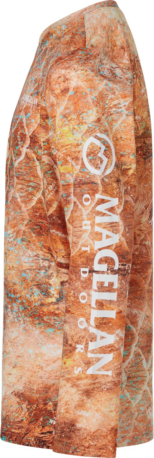 Magellan Outdoors Boys' Mossy Oak Coastal Long Sleeve Crew T-shirt - view number 3