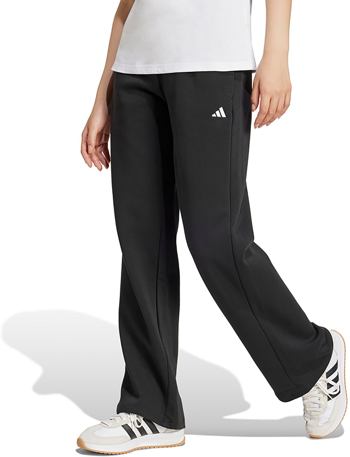 adidas Women's Essentials Small Logo Feel Cozy Open Hem Pants - view number 1