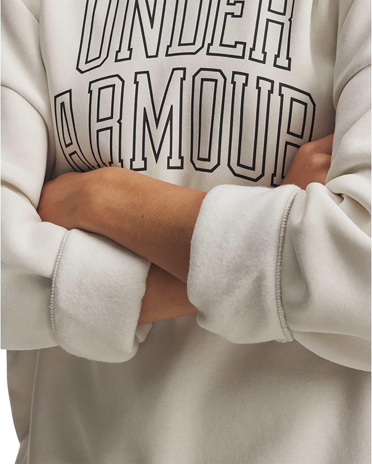 Under Armour Women's Rival Fleece Oversized Varsity Crew Sweatshirt - view number 4