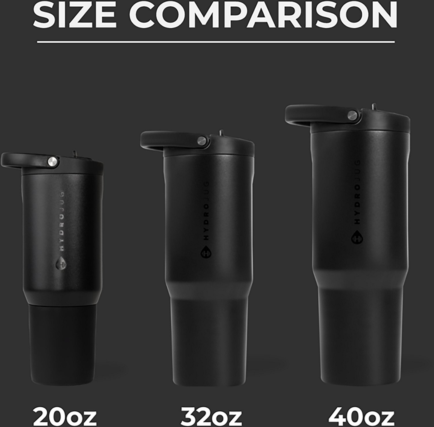 HydroJug Sport 40oz Flip Straw Water Bottle - view number 6