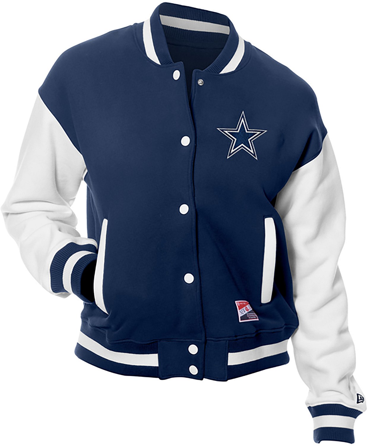 New Era Women's Dallas Cowboys Varsity Style Sweatshirt Jacket