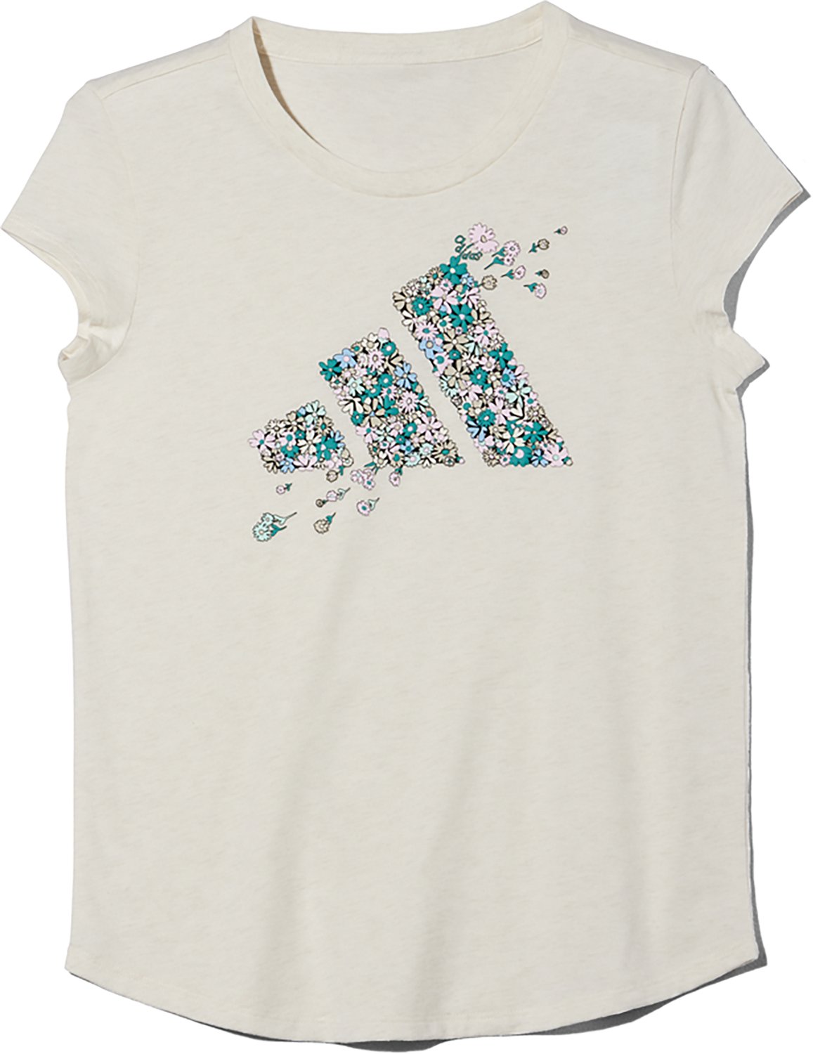 adidas Girls' Essential Heather Short Sleeve T-shirt - view number 1