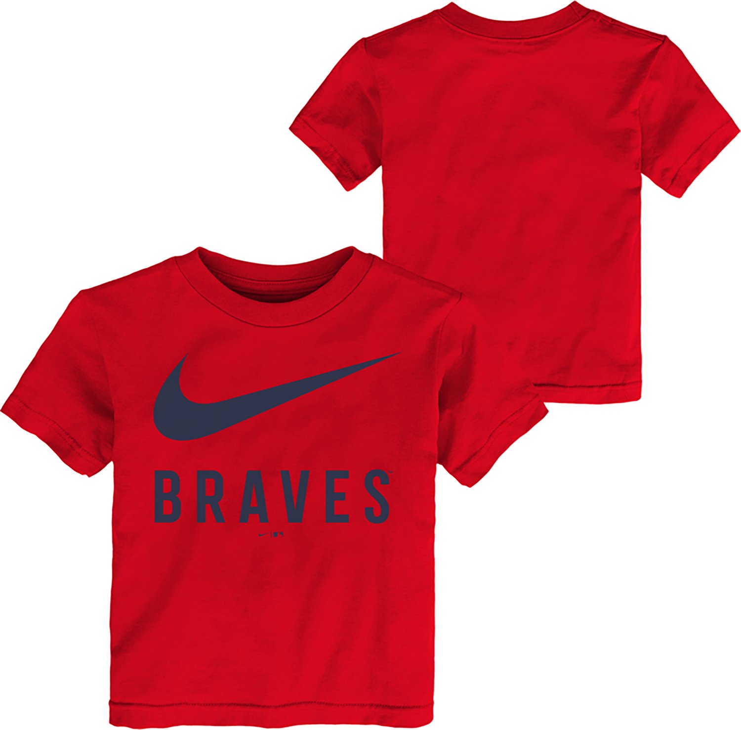 Nike Toddlers' Atlanta Braves Swoosh Short Sleeve T-shirt - view number 2