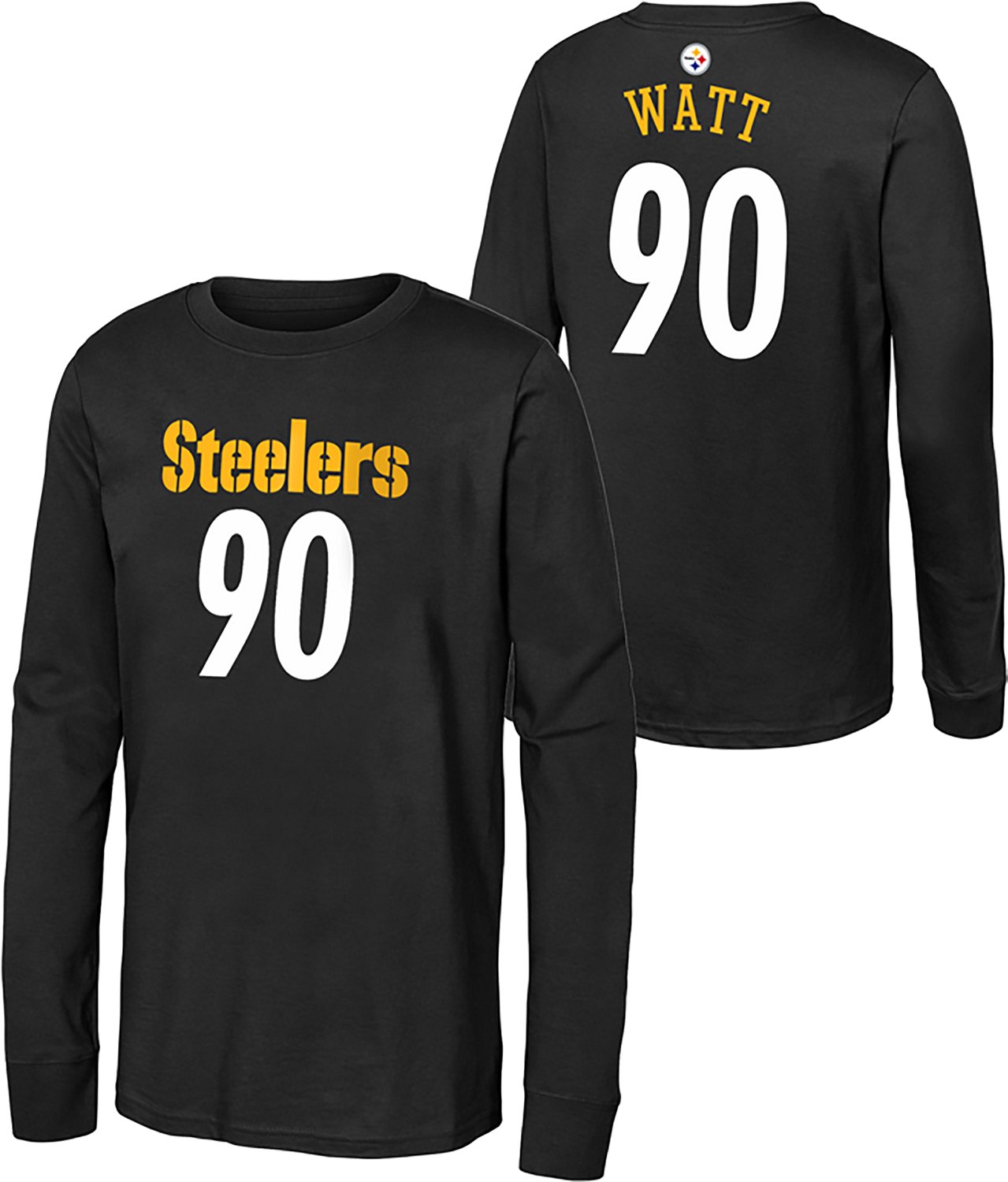 Outerstuff Kids' Pittsburgh Steelers TJ Watt Mainliner Name and Number T-shirt - view number 3