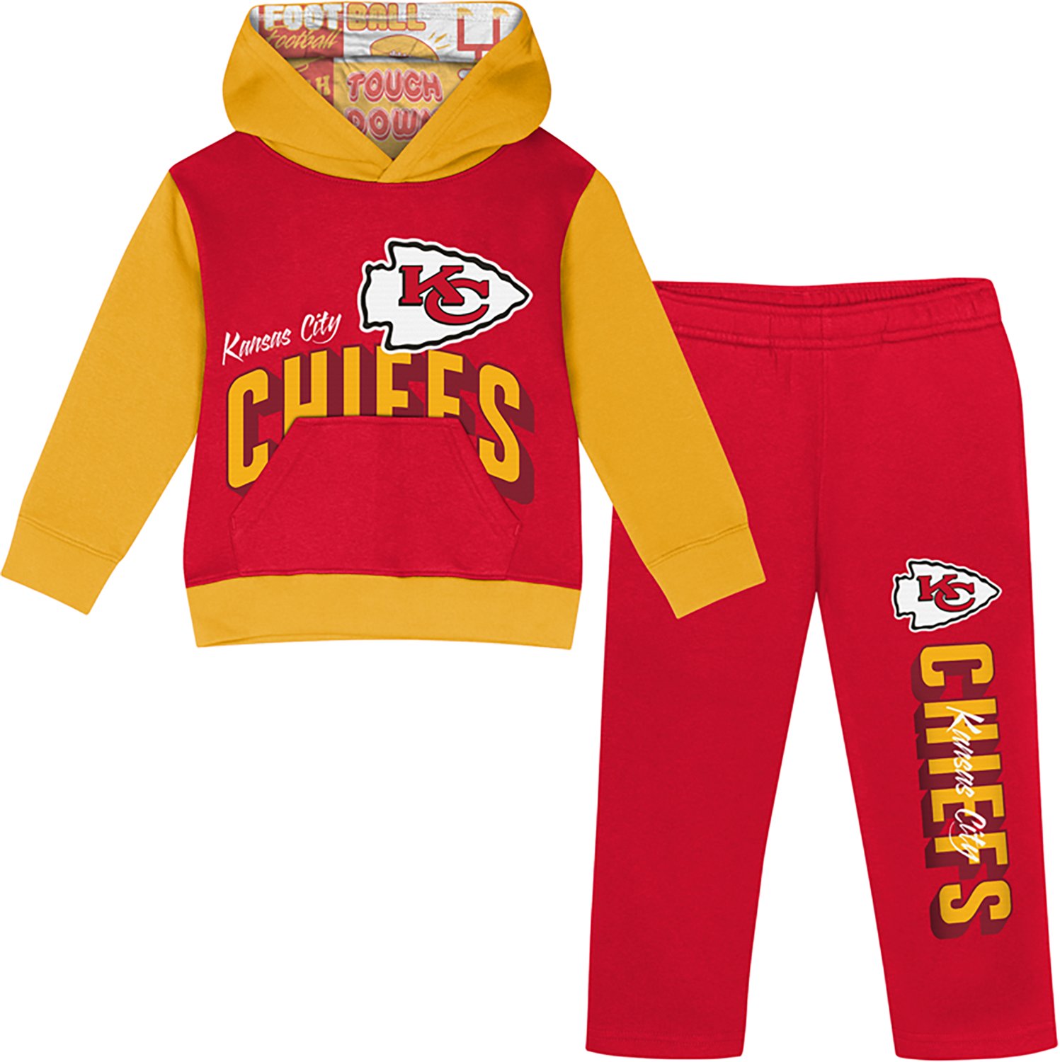 Outerstuff Infants' Kansas City Chiefs Coin Toss 2-Piece Fleece Set - view number 3