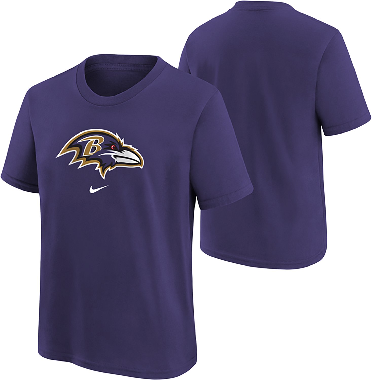 Nike Kids' Baltimore Ravens Logo Short Sleeve T-shirt - view number 3