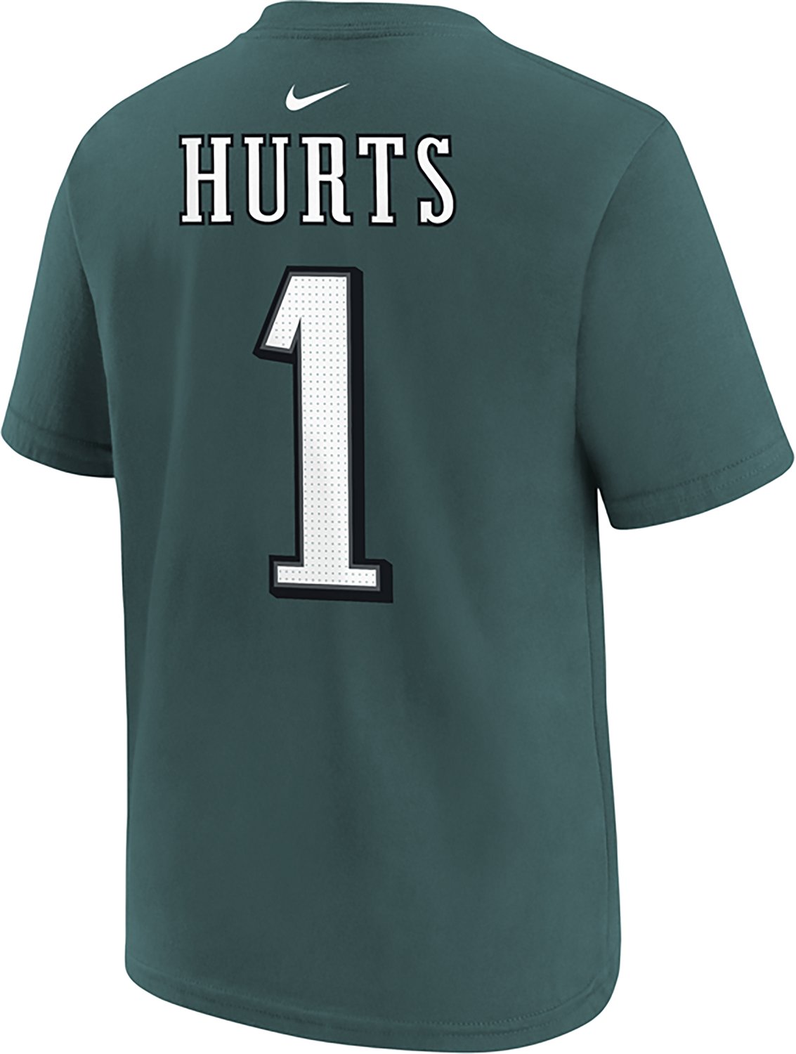Nike Kids' Philadelphia Eagles Jalen Hurts Fuse Name and Number Short Sleeve T-shirt - view number 2